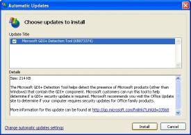 De-select unwanted updates