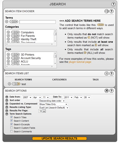 Jsearch v2.5 - The best I could come up with to date.